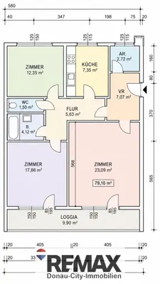 3-Zimmer-Wohnung mieten in Wien – 79,1 m², € 1.500 – Bild 26 von 27