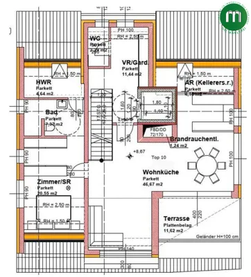 2-Zimmer-Wohnung mieten in Wien – 97,17 m², € 1.495 – Bild 43 von 44