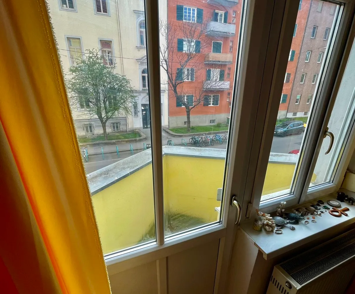 Altbau-Objekt in Graz-Lend: 2 Zimmer mit Balkon und Gartenmitbenutzung - Ansicht 2