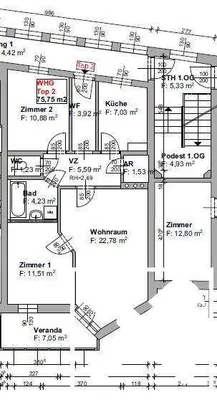 4-Zimmer-Wohnung kaufen in Sankt Veit an der Glan – 75,75 m², € 75.750 – Bild 4 von 4