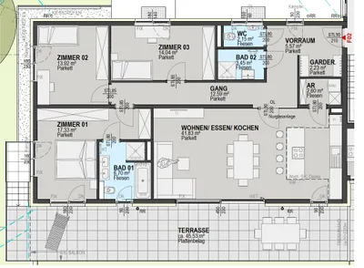 4-Zimmer-Wohnung kaufen in Graz – 122,41 m², € 999.500 – Bild 8 von 10