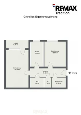 2-Zimmer-Wohnung kaufen in Leoben – 71 m², € 69.000 – Bild 7 von 7