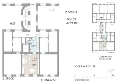 1-Zimmer-Wohnung kaufen in Wien – 31,09 m², € 189.000 – Bild 23 von 24