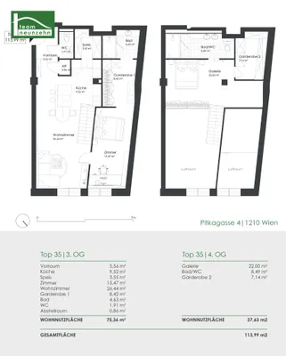 3-Zimmer-Wohnung kaufen in Wien – 113,99 m², € 499.000 – Bild 29 von 29