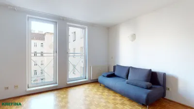 Kohlgasse: Gepflegte ruhige Innenhof-Singlewohnung nahe dem Siebenbrunnenmarkt und Hauptbahnhof