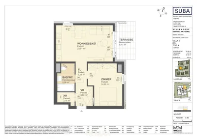 2-Zimmer-Wohnung kaufen in Krems an der Donau – 52,46 m², € 320.000 – Bild 16 von 16