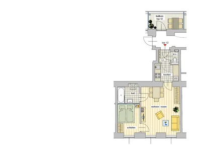 2-Zimmer-Wohnung mieten in Wien – 40 m², € 850 – Bild 19 von 20