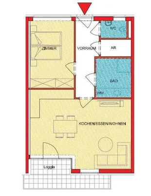 2-Zimmer-Wohnung mieten in Graz – 57 m², € 797 – Bild 8 von 8