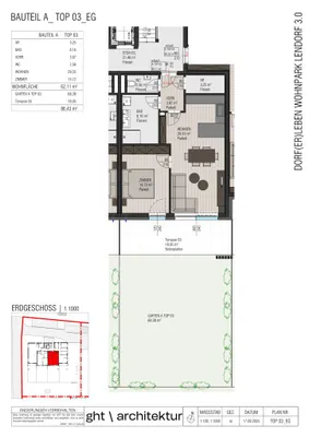 2-Zimmer-Wohnung mieten in Spittal an der Drau – 62,11 m², € 1.074 – Bild 4 von 9