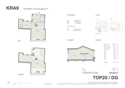 4-Zimmer-Gewerbeimmobilie mieten in Wien – 128 m², € 3.610 – Bild 2 von 2