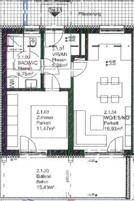 2-Zimmer-Wohnung kaufen in Graz – 42,47 m², € 179.000 – Bild 9 von 10