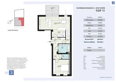 4-Zimmer-Wohnung kaufen in Wien – 102,3 m², € 669.000 – Bild 15 von 16