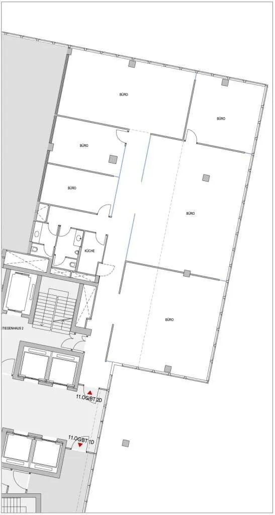 Großzügige, moderne Bürofläche mit tollem Ausblick - Saturn Tower – pohled 2