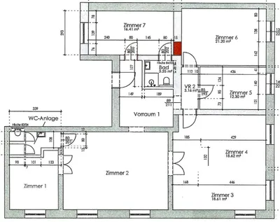 5-Zimmer-Gewerbeimmobilie mieten in Graz – 167 m², € 2.524 – Bild 8 von 16