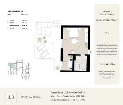 1-Zimmer-Wohnung kaufen in Villach Land – 26,58 m², € 261.080 – Bild 3 von 23