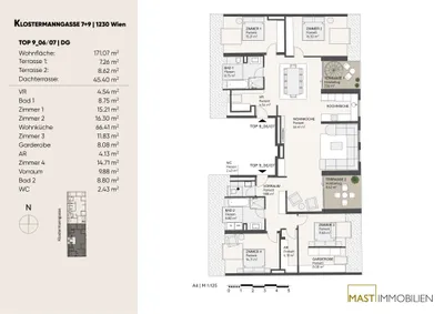 5-Zimmer-Wohnung kaufen in Wien – 171,07 m², € 1.125.000 – Bild 23 von 23