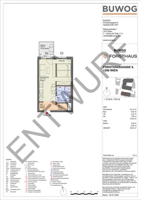 1-Zimmer-Wohnung kaufen in Wien – 33,94 m², € 199.000 – Bild 3 von 8