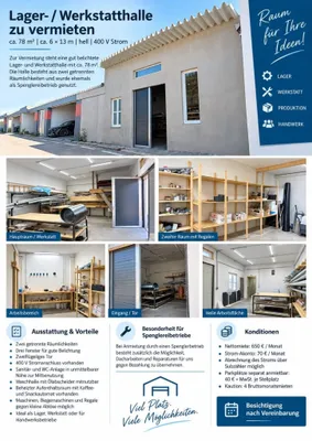 Gewerbeimmobilie mieten in Wiener Neustadt Land – 78 m², € 650 – Bild 4 von 13