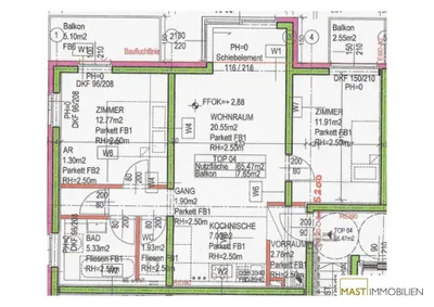 3-Zimmer-Wohnung mieten in Wien – 66 m², € 1.408 – Bild 12 von 12