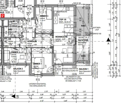 4-Zimmer-Wohnung mieten in Mistelbach – 90,39 m², € 1.044 – Bild 2 von 13