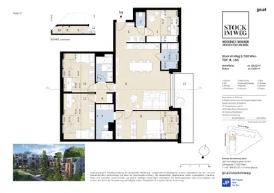 5-Zimmer-Wohnung kaufen in Wien – 128,32 m², € 1.199.000 – Bild 16 von 17