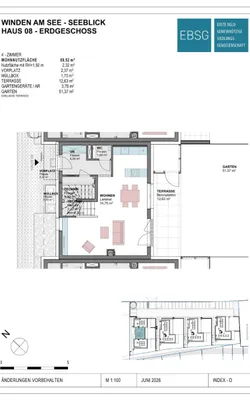 4-Zimmer-Haus mieten in Neusiedl am See – 89,52 m², € 1.227 – Bild 2 von 3