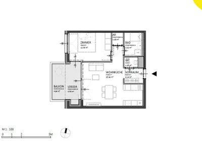 2-Zimmer-Wohnung kaufen in Wien – 55 m², € 355.000 – Bild 12 von 13
