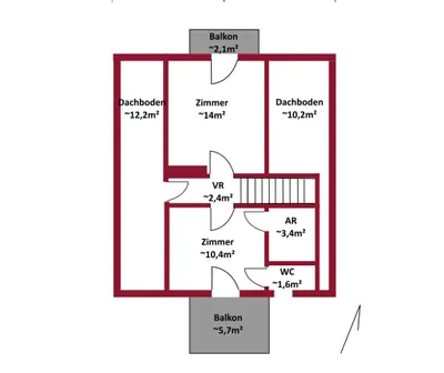 4-Zimmer-Immobilie kaufen in Mödling – 89 m², € 525.000 – Bild 9 von 9
