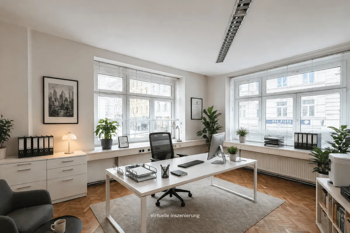 Arbeiten mit Stil - Großzügiges Altbaubüro in gefragter Citylage – pohled 3