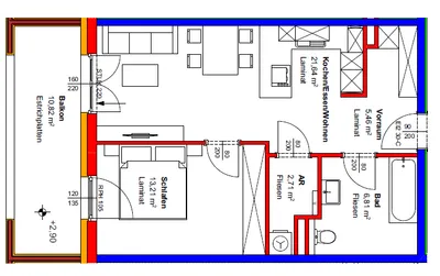 2-Zimmer-Wohnung mieten in Wels-Land – 50 m², € 814 – Bild 17 von 17