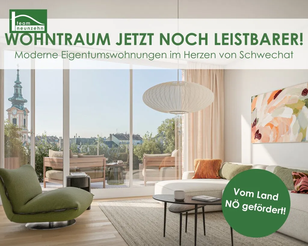 Wohnen. Sparen. Zukunft sichern. - Eigentumswohnungen mit NÖ Wohnbauförderung