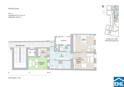 2-Zimmer-Wohnung kaufen in Wien – 70,74 m², € 449.000 – Bild 26 von 26