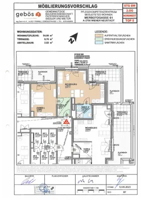 2-Zimmer-Wohnung mieten in Wiener Neustadt – 54,99 m², € 1.064 – Bild 12 von 13