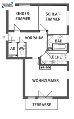 3-Zimmer-Wohnung mieten in Zell am See – 75 m², € 1.024 – Bild 2 von 2