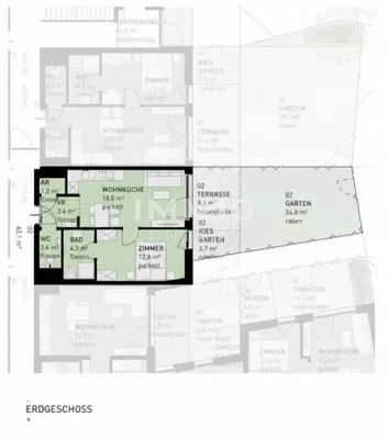 2-Zimmer-Wohnung kaufen in Wien – 42,1 m², € 285.500 – Bild 10 von 10
