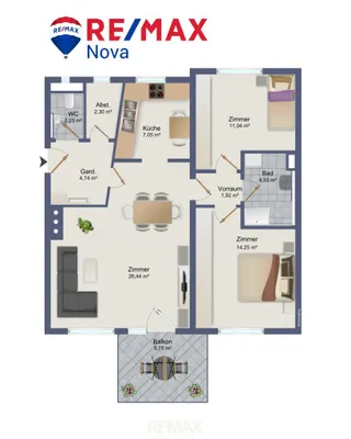 3-Zimmer-Wohnung kaufen in Graz-Umgebung – 75 m², € 215.000 – Bild 18 von 18