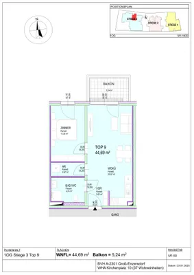 2-Zimmer-Wohnung kaufen in Gänserndorf – 44,82 m², € 253.820 – Bild 10 von 10