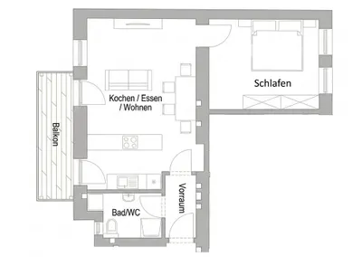 2-Zimmer-Wohnung mieten in Linz – 49,07 m², € 849 – Bild 10 von 10