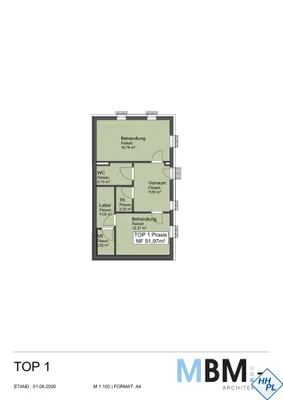 2-Zimmer-Gewerbeimmobilie kaufen in Mödling – 52 m², € 296.100 – Bild 4 von 4