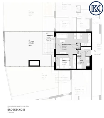 2-Zimmer-Wohnung kaufen in Wien – 44,7 m², € 314.500 – Bild 23 von 23