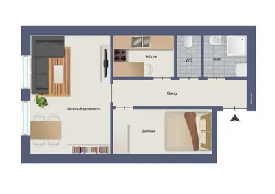 2-Zimmer-Wohnung kaufen in Voitsberg – 46 m², € 69.900 – Bild 7 von 8