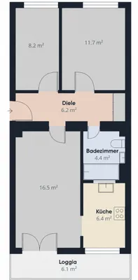 3-Zimmer-Wohnung mieten in Klagenfurt – 60 m², € 1.080 – Bild 11 von 11