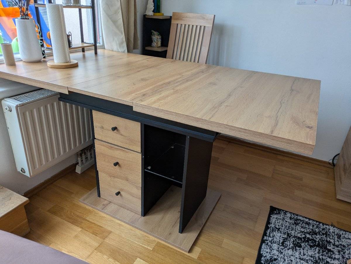 Esstisch ausziehbar 110-140 mit LED NEU