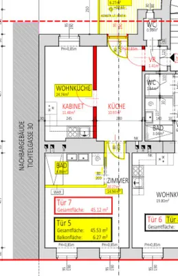 2-Zimmer-Wohnung kaufen in Wien – 45,12 m², € 150.000 – Bild 4 von 4
