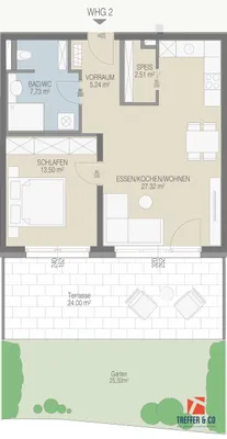2-Zimmer-Wohnung kaufen in Kufstein – 56,4 m², € 374.000 – Bild 3 von 6