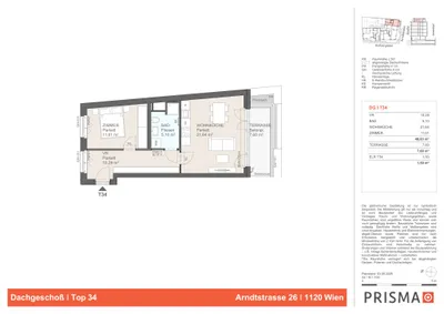 2-Zimmer-Wohnung kaufen in Wien – 48,63 m², € 388.550 – Bild 4 von 4