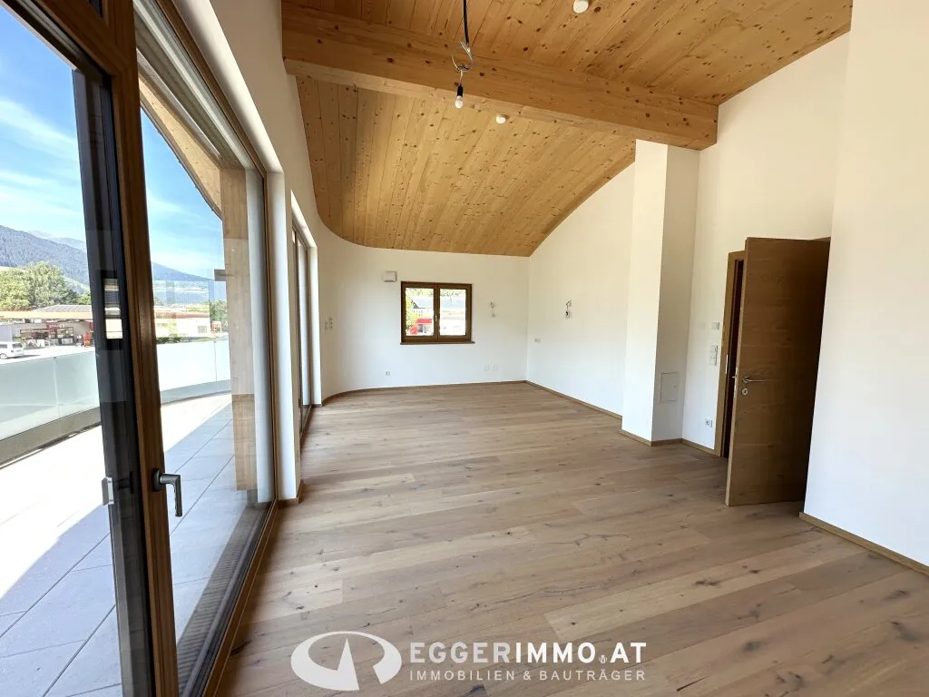 5730 Mittersill : Neue Terrassenwohnung ! 4 Zimmerwohnung 92,33m² ! Terrasse 28 m² ! Massivholzbau ! sonnig ! - Ansicht 3