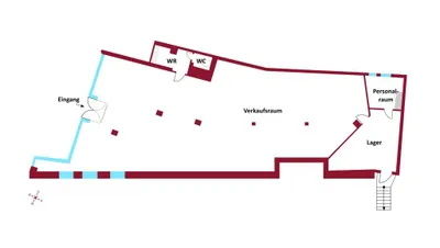 3-Zimmer-Gewerbeimmobilie mieten in Bruck an der Leitha – 330 m², € 1.500 – Bild 3 von 3