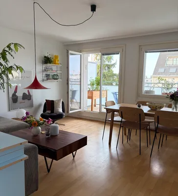 Möblierte 2-Zimmer-Wohnung mit Südterrasse | 1180 Wien - Nahe AKH| Okt. 2026 - Dez. 2027