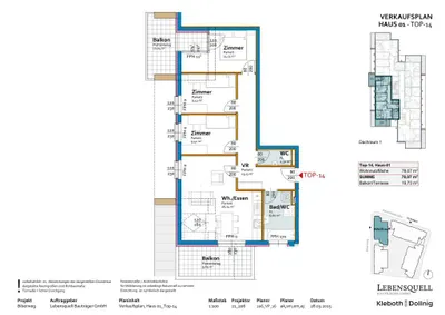 4-Zimmer-Wohnung kaufen in Linz – 78,07 m², € 377.951 – Bild 7 von 7
